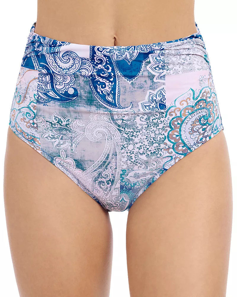 Profile by Gottex Karma Shirred High Waist Bikini Bottom