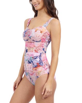 Karma Shirred High Waist Bikini Bottom