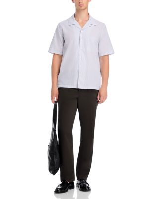 Poplin Seersucker Convertible Vacation Shirt 