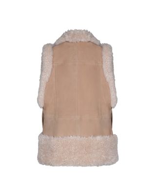 Salty Airy Shearling Vest