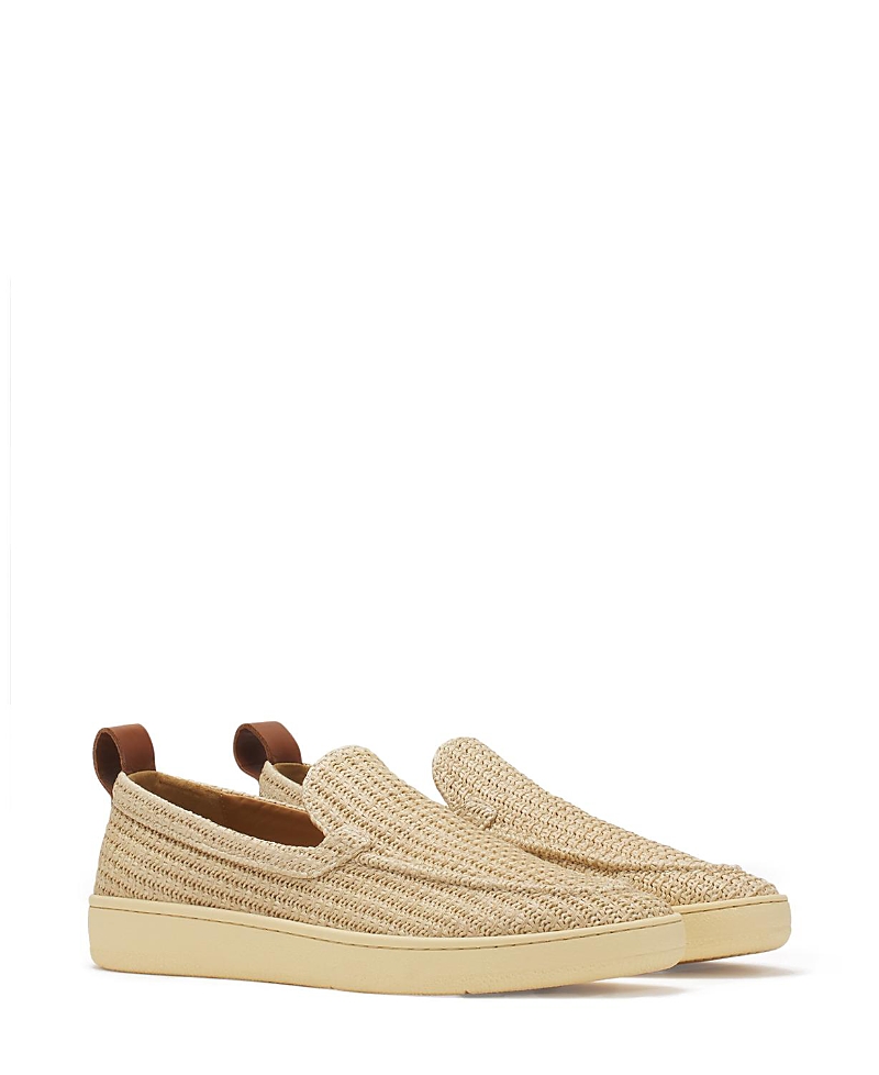 Lanvin Men's Cruiser Raffia Loafers Moccasins