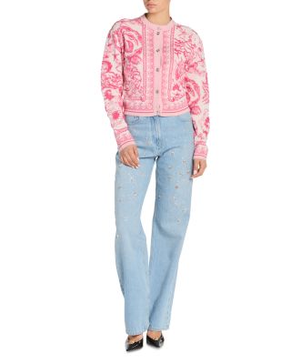 Underwater Barocco Foulard Cardigan