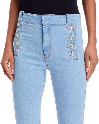 Robertson Cropped Flared Sailor Jeans in Bowery