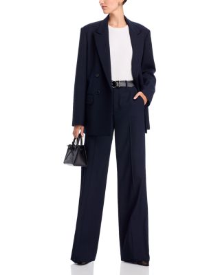 Calla Peak Lapel Jacket &amp; Hirsh Straight Leg Pants