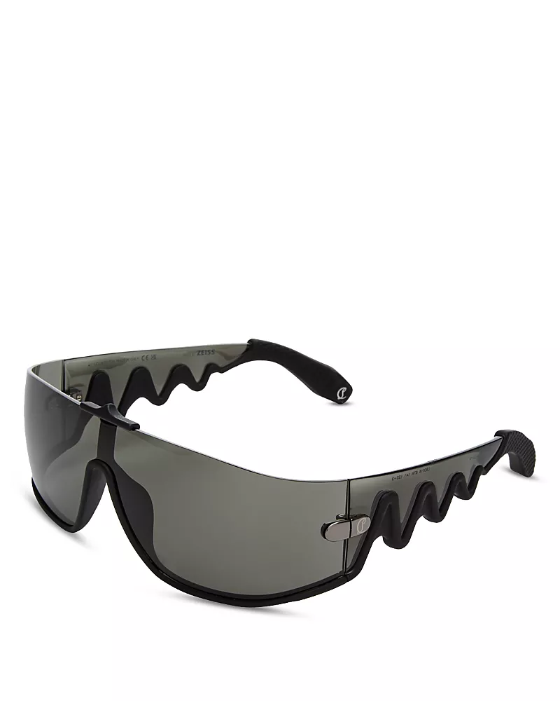 Christian Louboutin Shield Sunglasses, 141mm