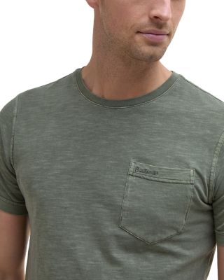 Regular Fit Pigment Dyed Pocket Tee 