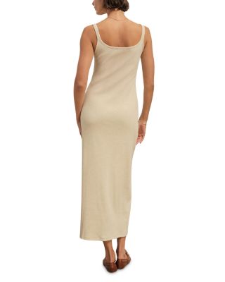 knee length dresses for ladies BUCK MASON LOOMED LINEN CABANA SHIRT IN ADMIRAL NAVY main image 1