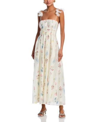 chinese dress ladies Fiona Fitted Maxi Dress in Blue