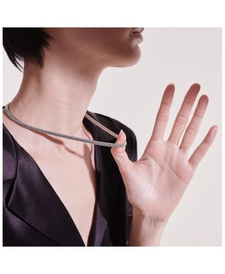 Sterling Silver Icon Necklace, 5mm