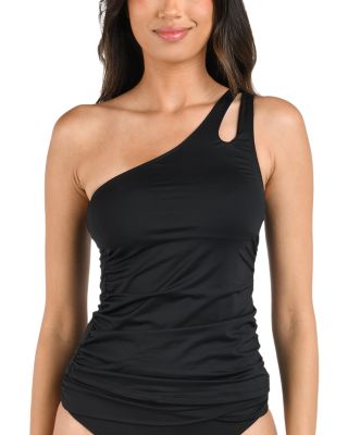 One Shoulder Tankini Top