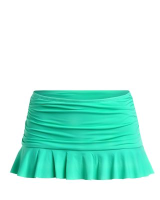 Island Halter Tankini Top & Ruched Swim Skirt