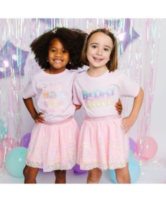 Girl Pastel Rainbow Birthday Girl Headband - Little Kid, Big Kid