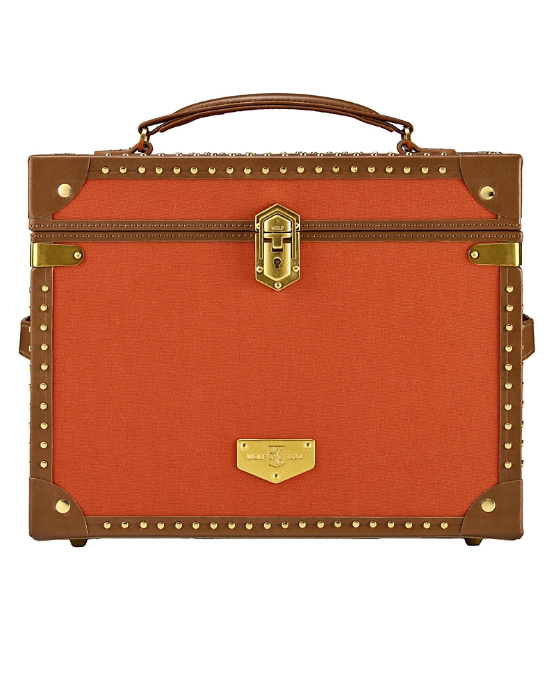 Wolf Ida Trunk Jewellery Box In Red