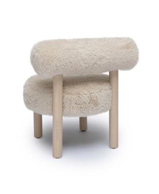  Carmel Faux Shearling Accent Chair