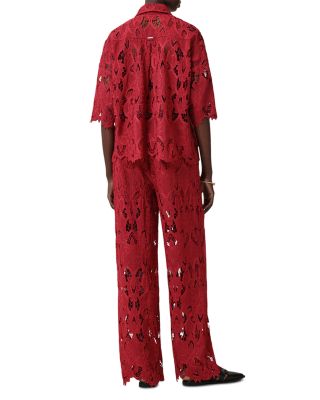 Charli Floral Lace Wide Leg Pants