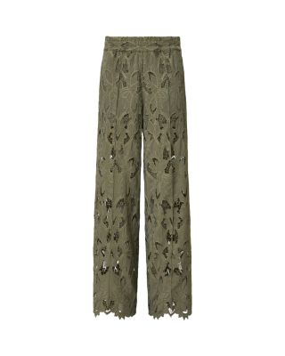 Charli Floral Lace Wide Leg Pants