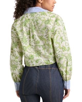 Ivy Paisley Poplin Blouse