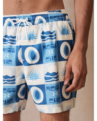 CHE Trinity Tile Print 4.9" Swim Shorts