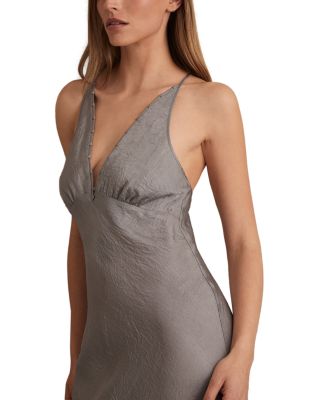 【海外限定】REISSワンピース☆Vesper Crushed Satin Slip Dress REISS Vesper Crushed Satin Midi Dress | Bloomingdale's