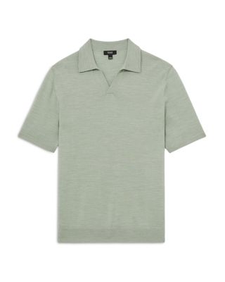 Duchie Short Sleeve Open Collar Merino Polo Shirt