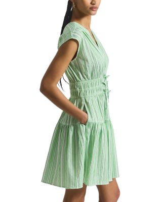 Tora Pintuck Striped Dress