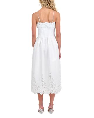 Lilianna Sleeveless Lace Midi Dress