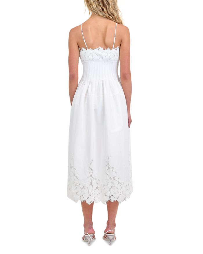 Lilianna Sleeveless Lace Midi Dress