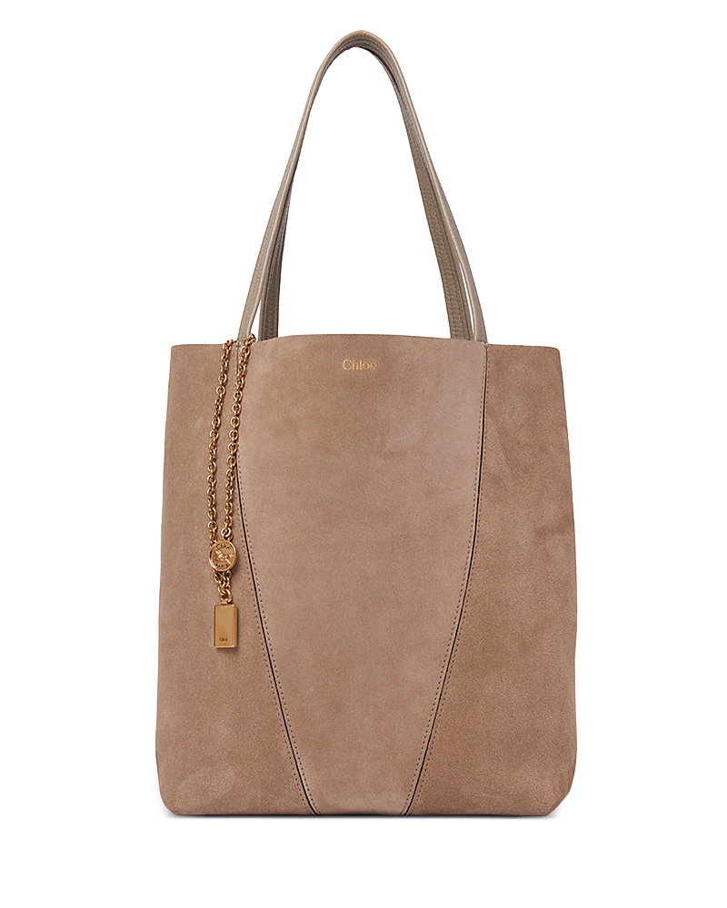 Chloe Medium Spin Tote in Suede