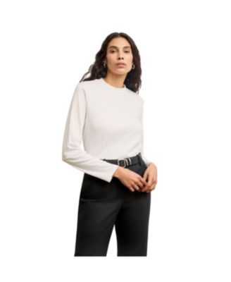  Raquel Long-Sleeve Tee Organic Pima Cotton