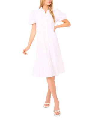 CeCe - Bubble Sleeve Tiered Dress