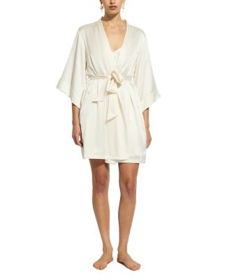 Silk Wrap Gown Robe