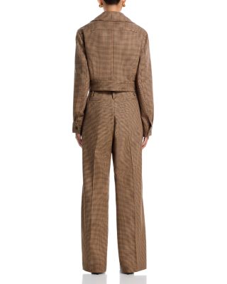 Liam Plaid Wool Pants 