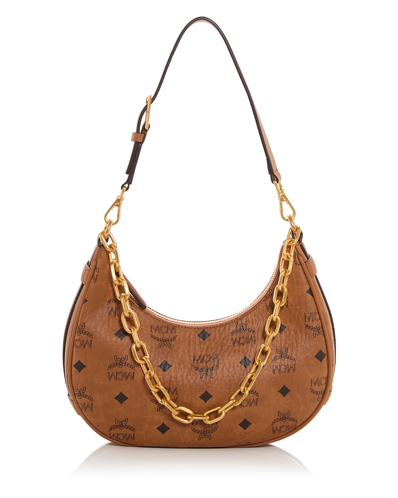 Mcm Small Aren Hobo Shoulder Bag