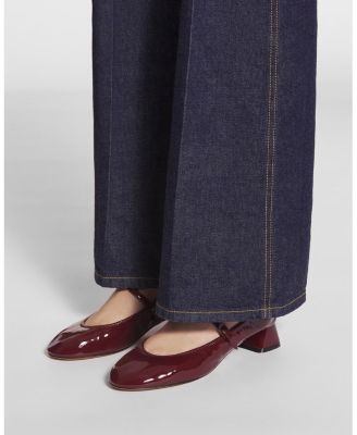 Women&#39;s Heeled Mary Jane in Glossy Leather