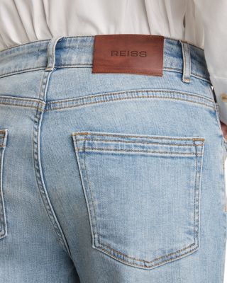 Bonnie Mid Rise Flare Jeans in Light Blue