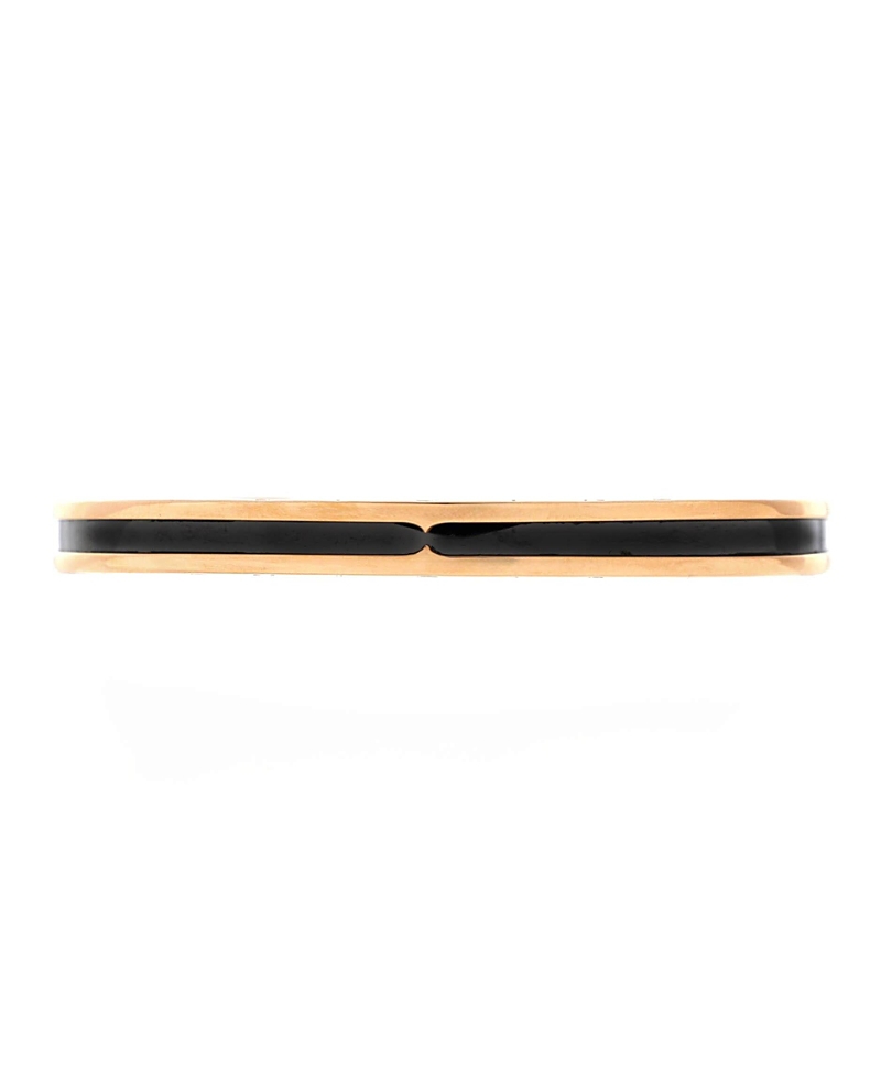 Pre-owned Pre-owned Bvlgari Bvlgari B. Zero1 Cuff Bracelet 18k Rose Gold And Stainless Steel In Multi