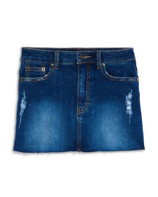 Girls' Miami Distressed Denim Mini Skirt - Big Kid
