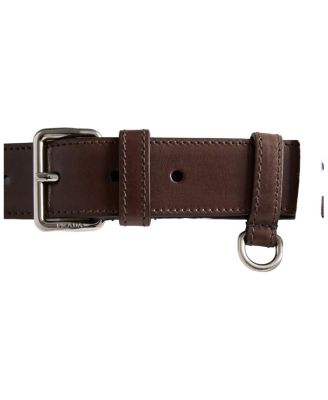 Prada Antiqued Leather Belt | Bloomingdale's