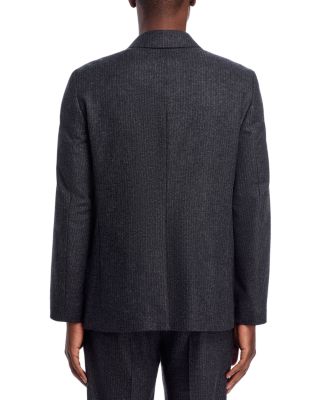 Pinstriped Peak Lapel Jacket and Trousers