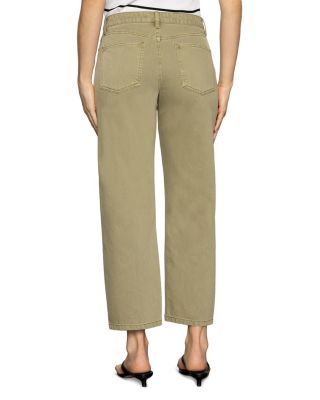 District High Rise Column Ankle Jeans in Bamboo
