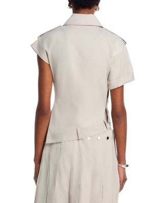 Multi Button Twisted Shirt