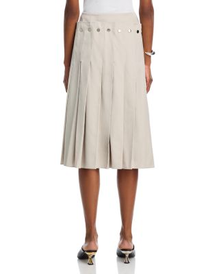 Double Layer Pleated Skirt