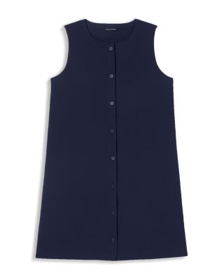 Cotton Pucker Back Tie Vest