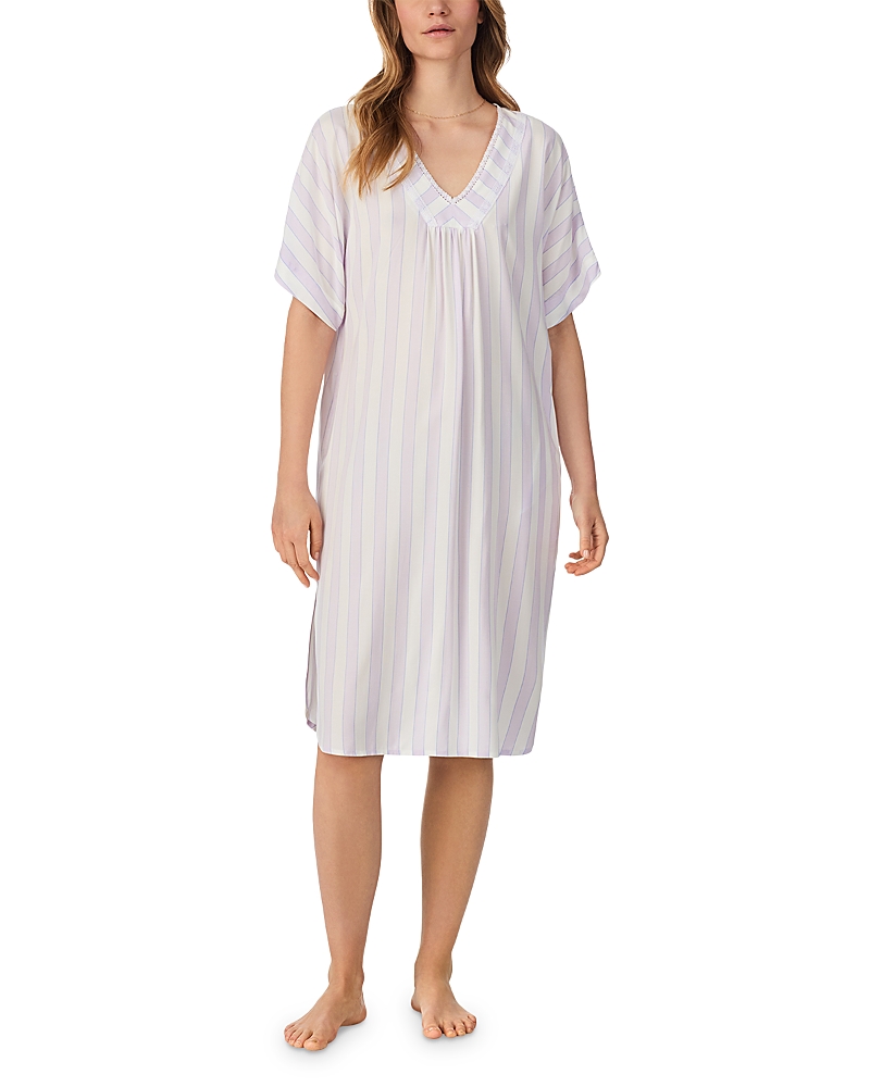 Eileen West Striped Caftan Nightgown
