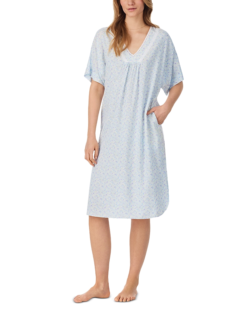 Eileen West Striped Caftan Nightgown