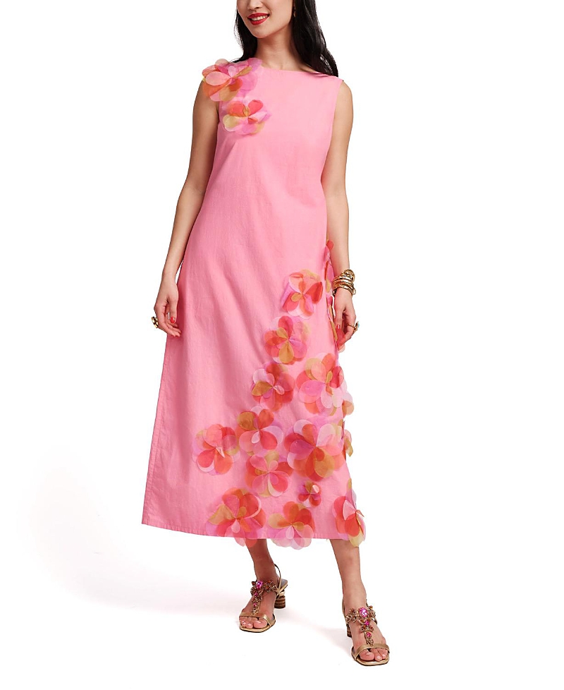 Frances Valentine Origami Dress with Organza Flowers