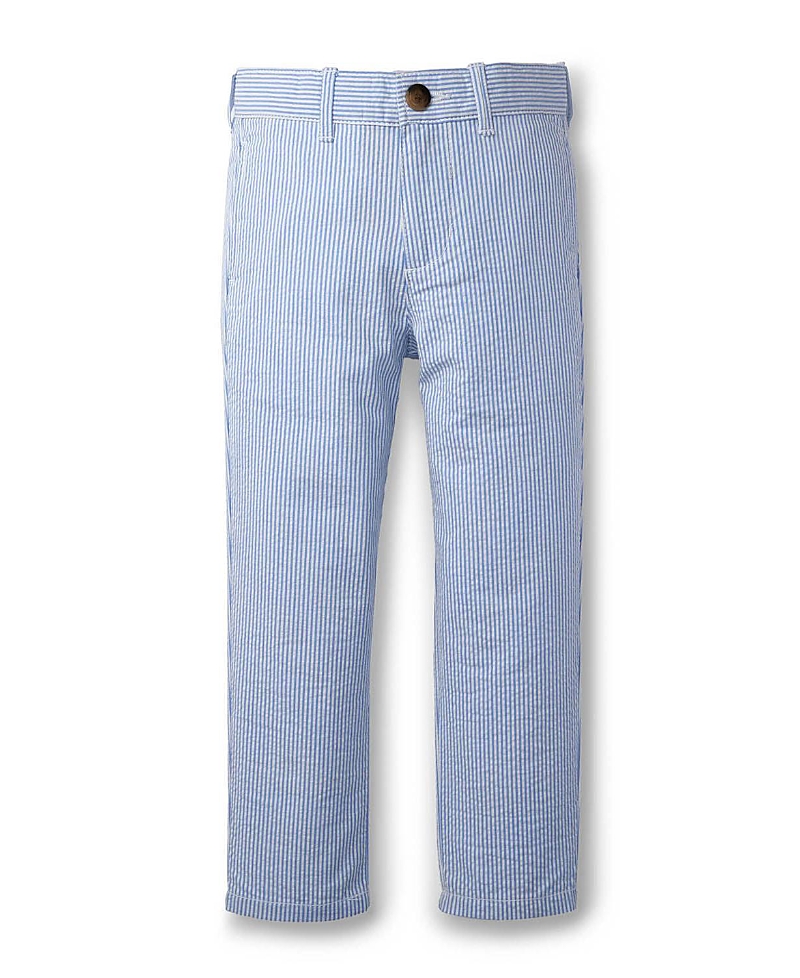 HOPE & HENRY BOYS' ORGANIC SEERSUCKER SUIT PANT - LITTLE KID, BIG KID