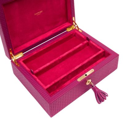 Charlotte Leather Jewelry Box