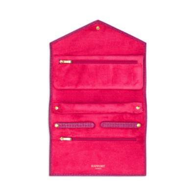 Charlotte Leather Jewelry Roll