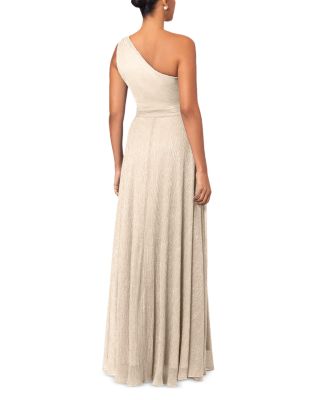 One Shoulder Evening Gown